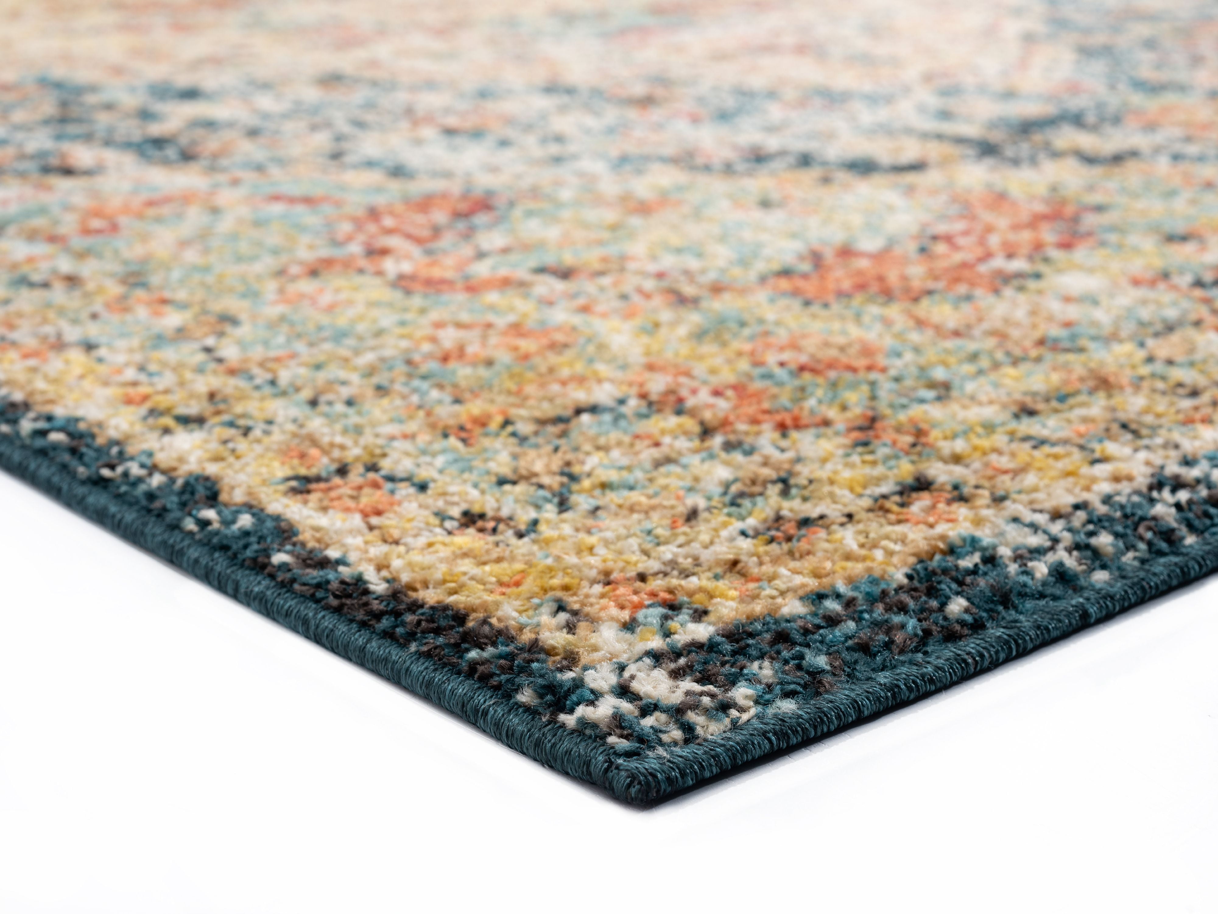 United Weavers Storybrooke Maple Oriental Multi Woven Olefin/Frieze Area Rug or Runner