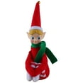 thumbnail image 1 of Mr. Christmas 6.5" Decorative White Elf with Red Hat, 1 of 5