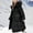 Black A6, variant on Hrsba Girls Winter Coats Solid Color Hooded Long Sleeve Zip Up Jacket with Furry Collar Thickened Warm Outerwear for Girls Age 5-16 Years Fall and Winter
