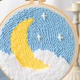 thumbnail image 3 of preciosos s de agujas perforadoras de paisaje con y estrellas, incluye bolígrafos de con perforadora ajustable para niños, adultos , re Gloria Punch Embrodiery Starter, 3 of 4