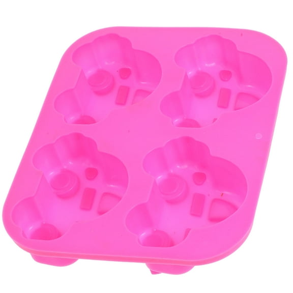 SOPOTUTU Truck Silicone Mold Car Silicone Mold Rosy Red Easy Cleaning Craft Molds 1Pack