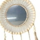 thumbnail image 5 of Espejo de pared colgante bohemio, de madera decorativas de macramé, espejo redondo bohemio para dormitorio de bebé, decoración de apartamento, 55cm Borla Marrón Baoblaze Espejo de pared de macramé, 5 of 8