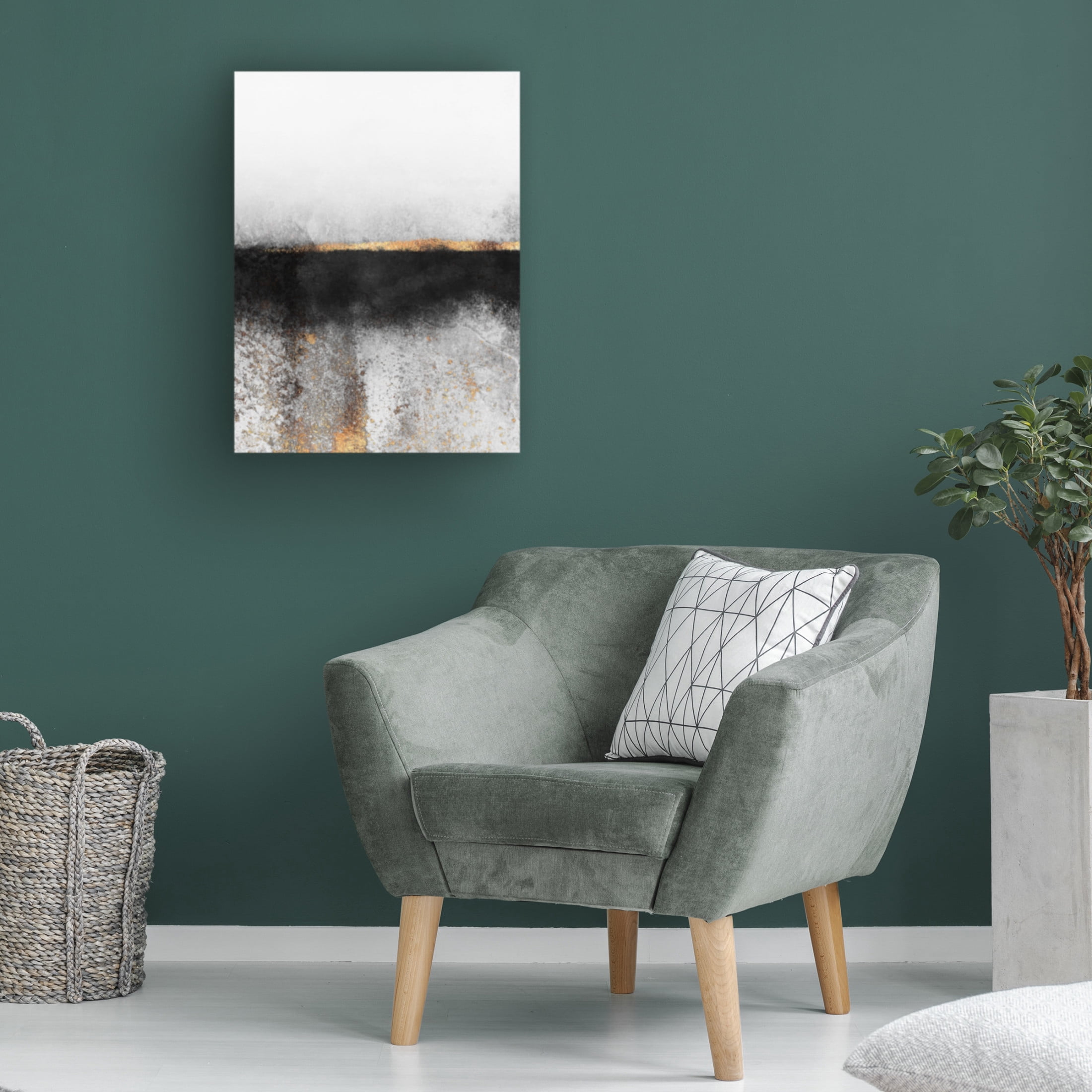 Trademark Fine Art Elisabeth Fredriksson Soot And Gold Canvas Wall Art