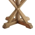 thumbnail image 5 of Industrial Country Cottage Farm Beach House Kitchen Dining Room Dining Table, Wood, Brown, 5 of 5