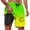 Z136-Green, variant on Men Plus Size Beach Shirts Breathable Solid Color Quick Dry Swimming Swimsuit Beach Shorts with Liner Big and Tall Upf 50+ Sun Protection Beach Shorts Bathing Suits