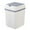 White, variant on Touchless Trash Can W/ Lid Battery Operated Modern Rubbish Can for Household Bathroom - White