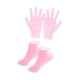 thumbnail image 4 of Juego de guantes y calcetines de silicona para manos y pies, lavables, portátiles y suaves para uso diario. Rosa, 4 of 9