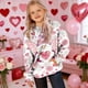 thumbnail image 3 of TaTaai Valentine's Day Printed Hoodie, Youth Long Sleeve Pullover, Pocket Casual Sweatshirt, Holiday Gift Apparel Gift, 3 of 9