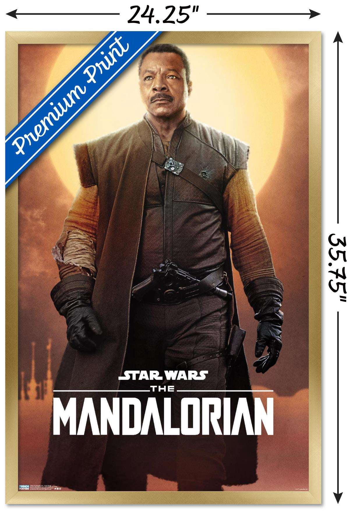 Star Wars: The Mandalorian - Greef Marda Wall Poster, 22.375" x 34", Framed