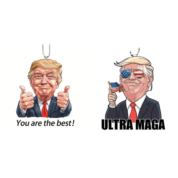 Adorno Acrílico Trump para Llavero Mochila Coche (Eres El Mejor)