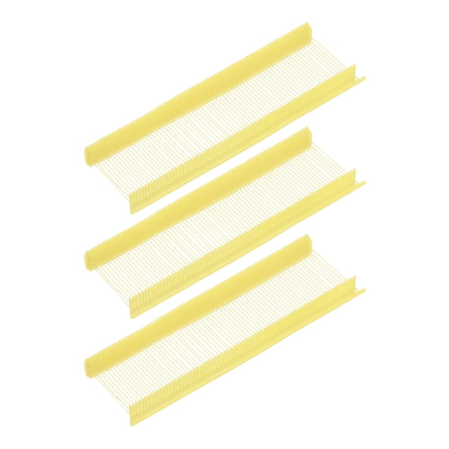 Uxcell 5000Pcs Tag Pins Tagging Barbs Fasteners Tag Attachments for Clothes Light Yellow 20mm