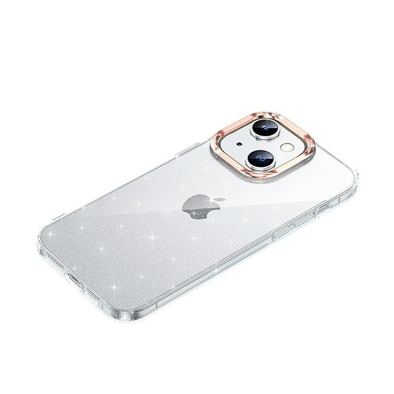 Allytech Glitter Case Cover for Apple iPhone 15 Plus, Bling Shiny Back Cover Case for Girls Women Slim Fit Shell Anti-Scratch Bumper Shockproof Phone Case for Apple iPhone 15 Plus - Clear