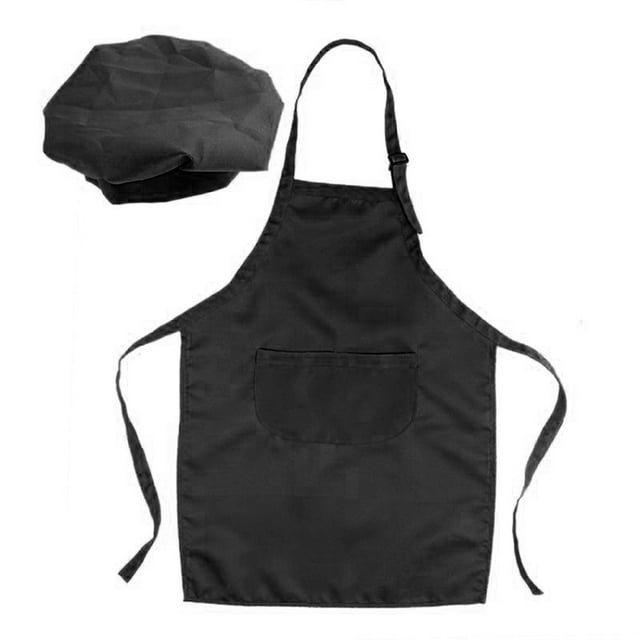 Coofit Kid's Apron Creative Adjustable Multi-purpose Painting Apron Art Smock with Hat