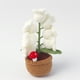 thumbnail image 2 of Lámpara de flores de ganchillo hecha a mano, luz de noche de ganchillo con flores artificiales y 7 cálidas decoraciones de mesa para dormitorio., 2 of 3