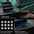 thumbnail image 5 of typecase Magic Keyboard Case for iPad Pro 13-inch (M4, 2024), Magnetic Stand, Multi-Touch Trackpad, 11 Colors Backlight with Pencil Holder (Black), 5 of 8