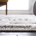 thumbnail image 4 of SAFAVIEH Marrakesh Ellery Geometric Polyester Area Rug, Ivory/Dark Grey, 9' x 12', 4 of 8