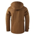 thumbnail image 4 of Dpytoraw Men's Vintage Windproof Field Jackets Multisport Coat With Hood, 4 of 5
