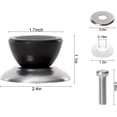 thumbnail image 2 of Poignée Résistante à la Chaleur Bouton de Couvercle de Pot Poignée Universelle de Cuisine Remplacement de Couvercle avec Vis 6 Pcs Bouton de Couvercle de Pot, 2 of 5