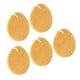 thumbnail image 3 of Esponja de baño de forma ovalada de 5 piezas, diseño de panal suave, esponjas limpiadoras corporales, bola de baño, bola de ducha (amarillo), 3 of 6