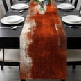 thumbnail image 2 of Abstract Collage Theme Table Runner 13x72 Inch Vintage Red Oil Painting Texture Table Runner Non-Slip Dresser Scarves for Holiday Decorations, Party, Dinner and Gatherings, 1 Pack, 2 of 8