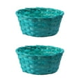 thumbnail image 2 of QUTETN Basket Basket Woven Easter Storage Round Egg Basketsfruit Small Wicker Bread Largetop Table Display Desktop Snack, 2 of 11