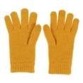 thumbnail image 4 of VERDANVERSE Knitted Mittens Knit Yellow 1 Pair, 4 of 8