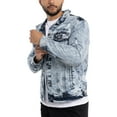 thumbnail image 3 of X RAY Jeans Mens Denim Jacket, Acid Blue, S, 3 of 10