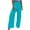 Sky Blue, variant on MIUOWANP Casual Elastic Waisted Pants for Women 2024 Trendy Solid Color High Waisted Wide Leg Trousers Size L(8)Purple