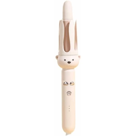 PretiHom Fully automatic lazy curling stick, electric rotary curler, large curling without damaging hair 32mm Comfort Hair Curler
