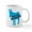 White, variant on CafePress - DNC Donkey Blue Mug - 11 oz Ceramic Mug - Novelty Coffee Tea Cup