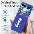 thumbnail image 3 of Decase Phone Cover for Motorola Razr 40 Ultra 2023,With Built-in Front Screen Protector & Ring Kickstand,Matte Frosted Ultra Slim Case Cover for Motorola Razr 40 Ultra 2023,Blue, 3 of 10