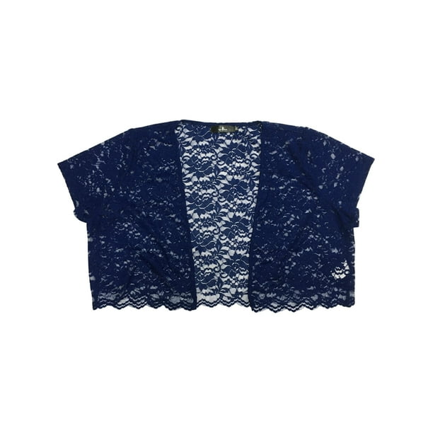 Plus size shrugs deals short sleeve