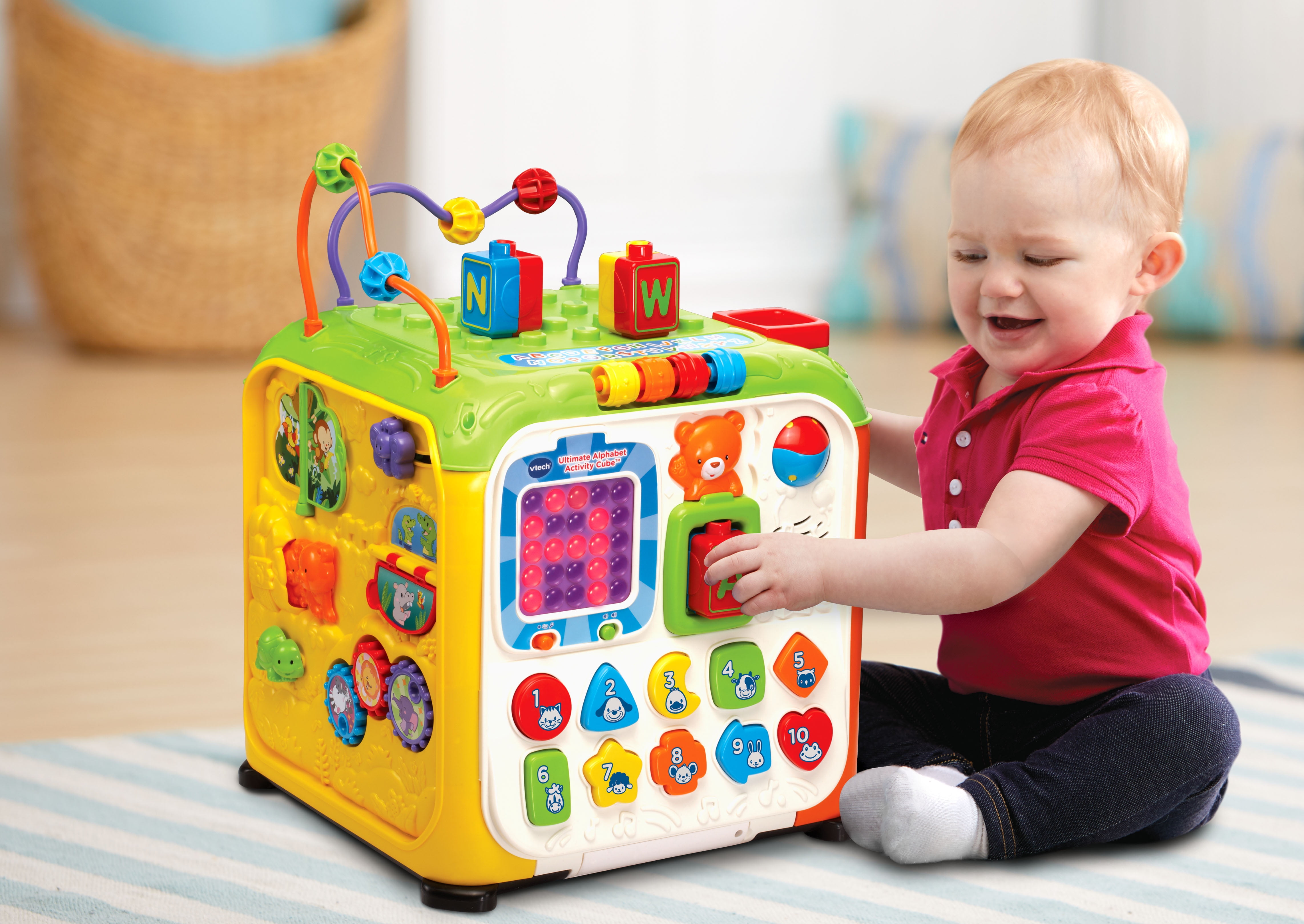 VTech Ultimate Alphabet Activity Cube Learning Toy Baby ...