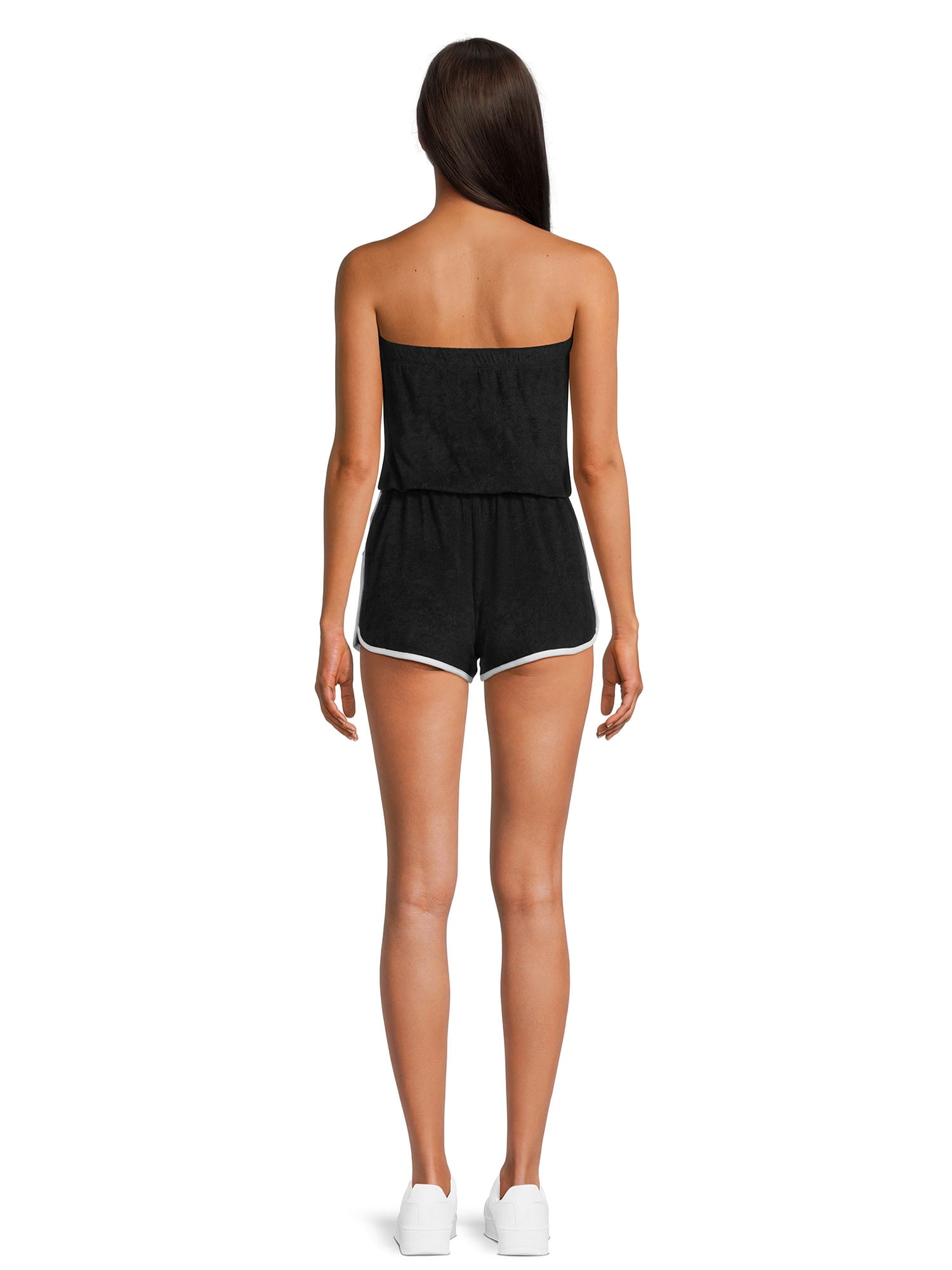 Terry Beach Romper | Gold Midnight – Little Pinwheels