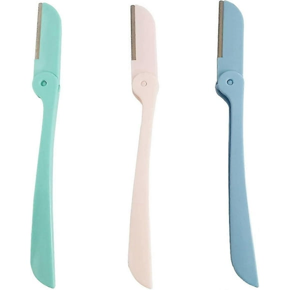 3 Pieces Eyebrow Razors, Portable Eyebrow Trimmer, Eyebrow Razors Facial Shavers, Eyebrow
