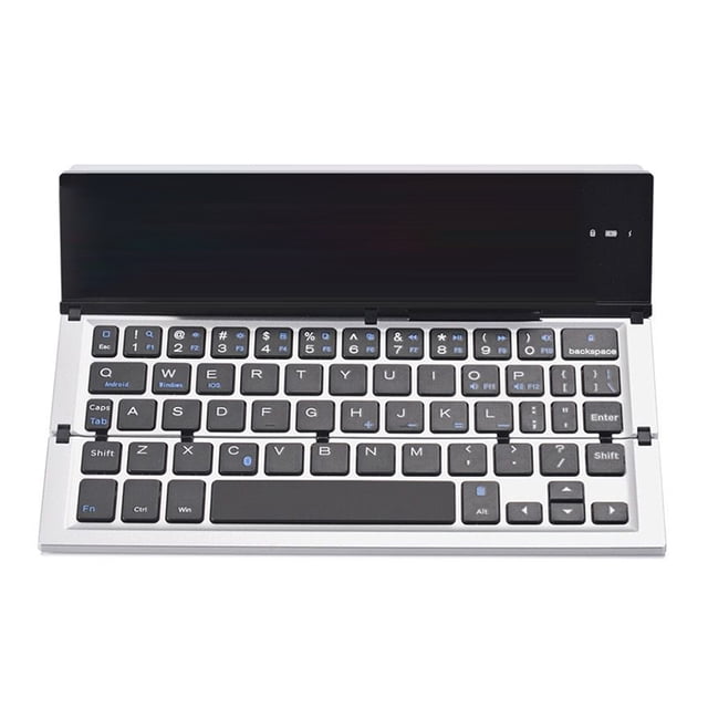Teclado plegable Teclado pequeño compatible con Bluetooth para tableta universal