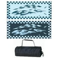 thumbnail image 7 of Ming's Mark HC1 Black Reversible 8 X 20 Camping Mat with Checkered Flag Design, 7 of 7