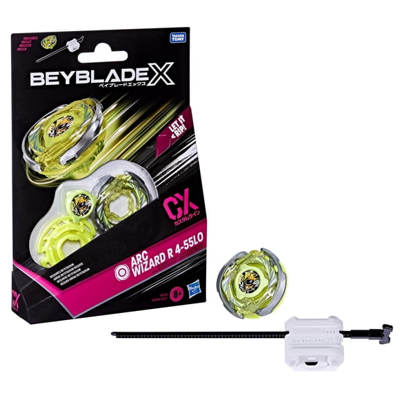 Juego de paquete de inicio Beyblade X Arc Wizard R 4-55LO CX para más de 8 años