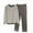 Black, variant on Fengactive Womens Pajama Set Sherpa Fleece Striped Top Elastic Waist Solid Pants 2 Piece Lounge Sleepwear Set