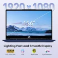 thumbnail image 5 of 15.6" FHD IPS Gaming Laptop - AMD Ryzen 5 6600H 6 Cores (Beat i7-1165G7, Up to 4.5GHz), 32GB DDR5 RAM, 1TB SSD, AMD Radeon 660M with 100W Type-C Charger，Backlit Keyboard, Windows 11, 5 of 6