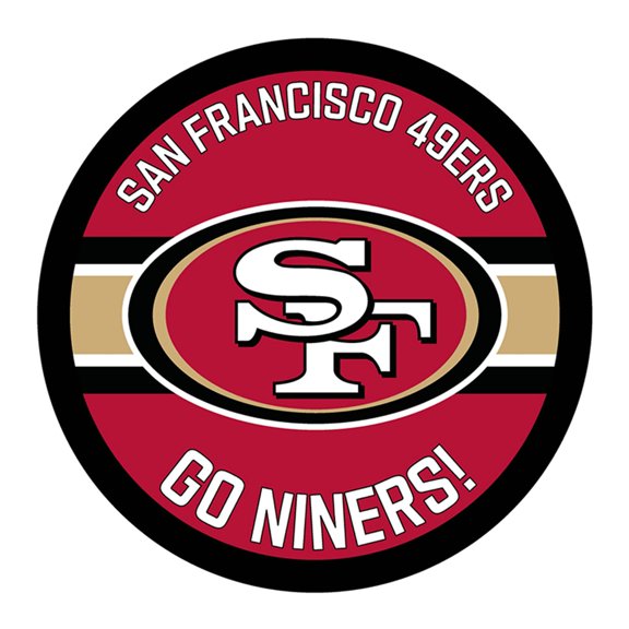San Francisco 49ers 15" Round LED Lit Wall Sign