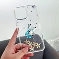 thumbnail image 6 of Compatible with iPhone 13 Pro Max Diamond Case 3D Butterfly Flower Glitter Sparkle Bling Luxury Shiny Crystal Rhinestone Clear Shockproof Protective Cover for Girls and Women, 6 of 7