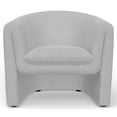 thumbnail image 3 of Alpine Furniture Tori Upholstered Accent Chair in Gray, 3 of 7