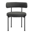 thumbnail image 6 of Modway Albie Boucle Fabric Dining Chairs - Set of 2 in Charcoal Black, 6 of 11