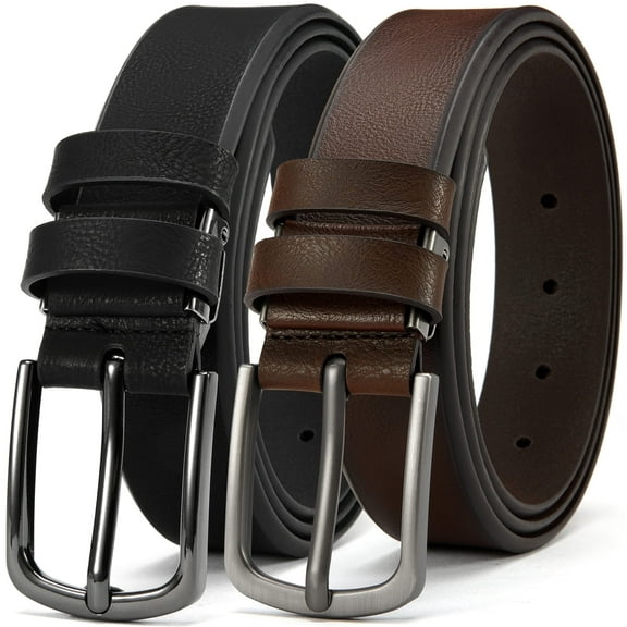 Mens Belts for YOORAN,Leather DressBelt Casual Wear Jeans Classicbelt 1.25" Adjustable Trim to Fit Everywhere