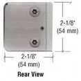 thumbnail image 5 of CRL Z135BN Brushed Nickel Z-Series Large Square Clamp for 3/8" Glass, 5 of 7