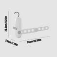 thumbnail image 2 of Travel Folding Clothes Hanger Portable Seven Hole Clothes Drying Rack Travel Business Trip Hotel Multifunction Clothes Drying Rack, 2 of 5
