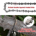 thumbnail image 3 of HLONK 53 Inch Hand Rope Chain Saw Sharp Manual Tree Limb Chain Saw with 68 Teeth Folding Pocket Rope Chainsaw Tree Cutting Tool for Gardening Camping Survival Gear, 3 of 8