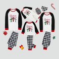 thumbnail image 1 of Pijamas familiares a juego de Navidad, juego de pijamas de Navidad, copo de nieve, Cristo, gris, 1 of 3