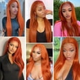 thumbnail image 2 of Hair Bundles Younghann, color naranja jengibre, liso, 30, 35, 40 cm, 2 of 7